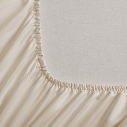 طقم شراشف فندقية مفرد - 2 قطع - رمادي فاتح