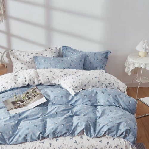 مفارش صيفية قطن مفرد ونص - 5 قطع - سلسلة فيرونيكا...