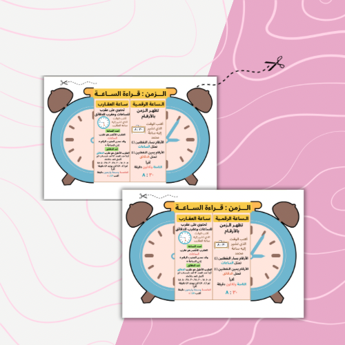 الزمن : قراءة الساعة