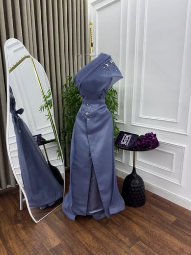 فستان سهره اورجنزا تطريز يدوي من متجر جوهره D