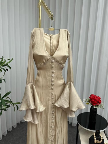 فستان لحمي بازارير كرنكل