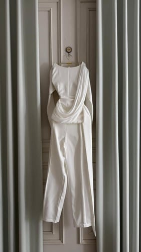 جمبسوت الخامه باربي تطريز اللون ابيض K MN D