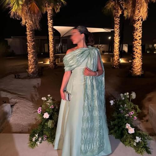 فستان سهره اخضر فاتح تيفاني قماش سهره من متجر جوهر...
