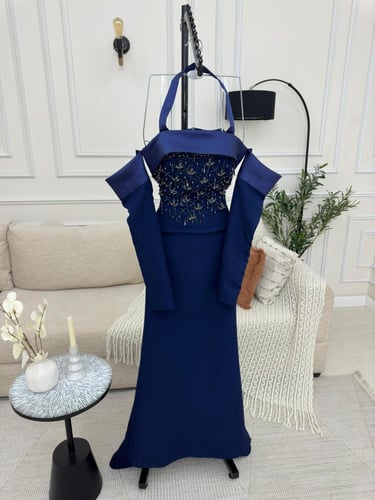 فستان سهره كحلي