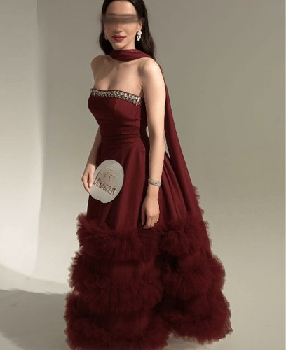 فستان سهره الالوان ليمون كحلي عودي قماش تل درجه او...