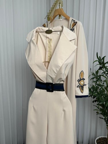 جمبسوت بيج مكون من قطعتين جاكيت طويل من متجر جوهره