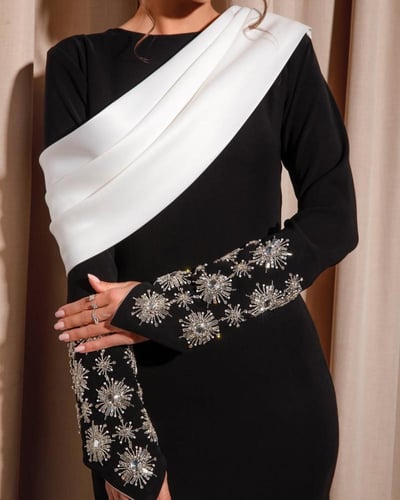 فستان سيلا قطيفه اسود اخضر عنابي كحلي مخمل