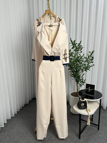 جمبسوت بيج مكون من قطعتين جاكيت طويل من متجر جوهره