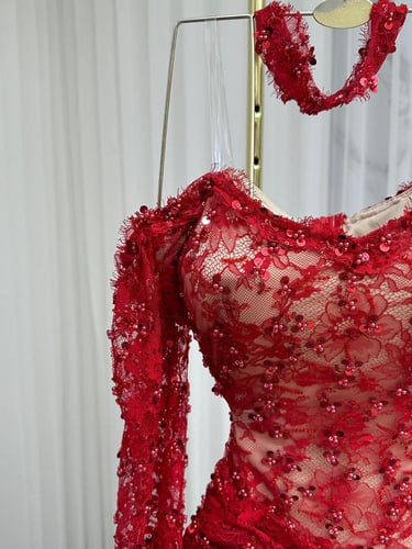 فستان سهره الالوان زيتي كحلي احمر قماش مستورد سحاب...