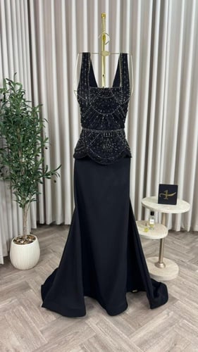 فستان سهره اللون وردي و اسود باربي من متجر جوهره N...