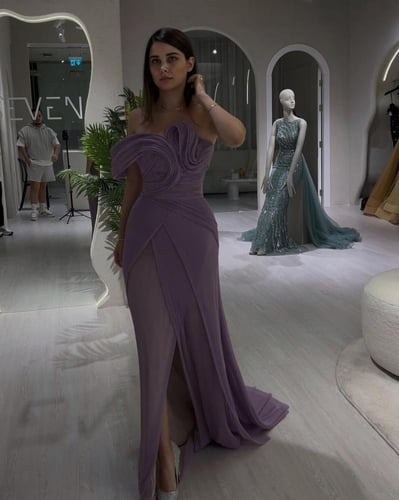 فستان موف فاتح من متجر جوهره