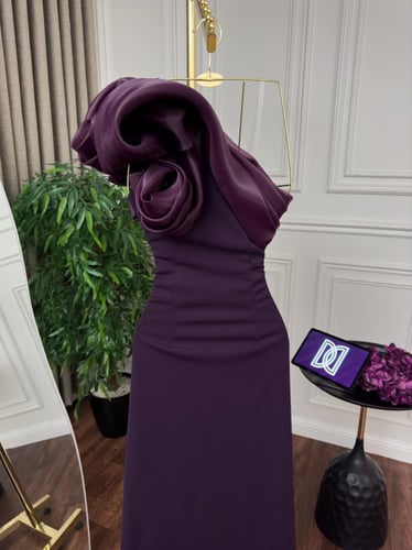 فستان سهره ليلكي