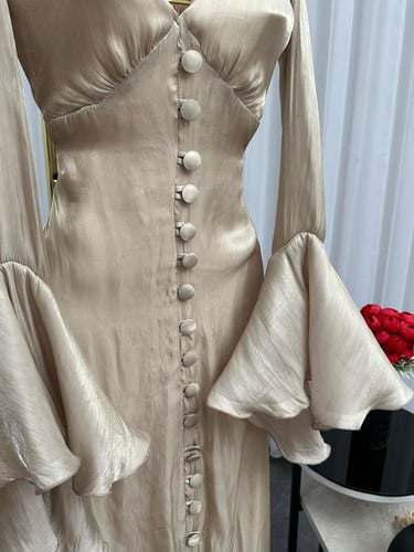 فستان لحمي بازارير كرنكل