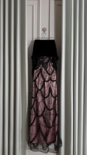 فستان سهره كلفه سهره بطانه تفته مخمل من متجر جوهره...