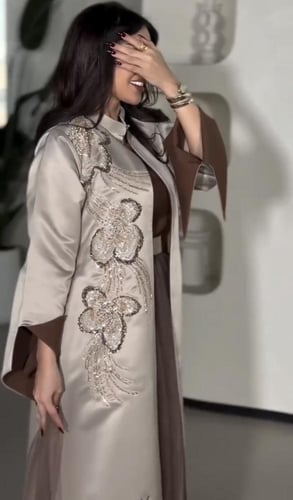 جلابيه ميكادو جاكيت طويل و فستان من الداخل من متجر...