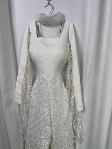 جمبسوت ابيض و اسود باربي شبك