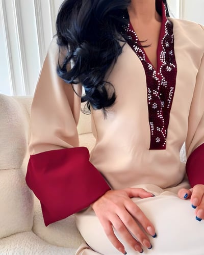 جلابية نسائية للبيت فخمة