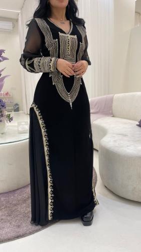 جلابيه عسيريه باللون الاسود