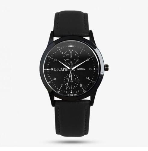 ساعة جلد رجالية ماركة دي كابري D9
