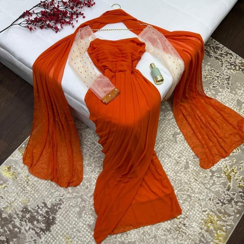 فستان شيفون ناعم