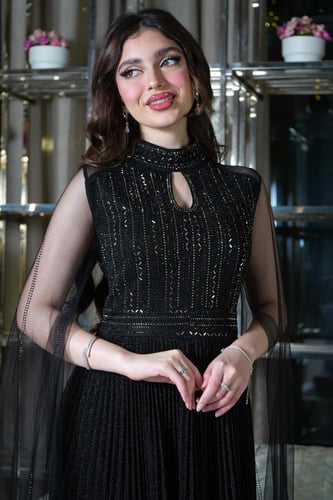 فستان سهرة اسود