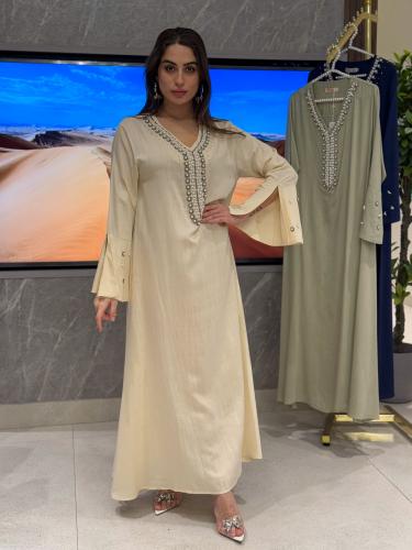 جلابية نسائيه رمضانية باكمام واسعة