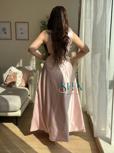 فستان ورد بارز زهري