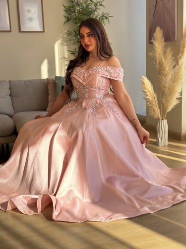 فستان سهره راقي تطريز