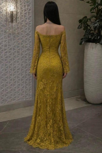 فستان نسائي اسود فخم