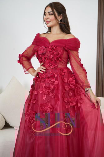 فستان امل ماهر الانيق