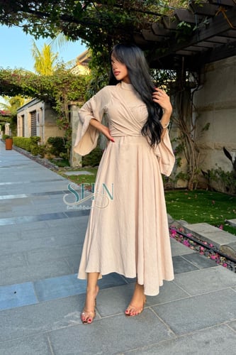 فستان نسائي بيج راقي