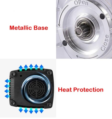 خلاط أو مفرمة احترافية سعة 2.5 لتر في 1 بقوة 1800...