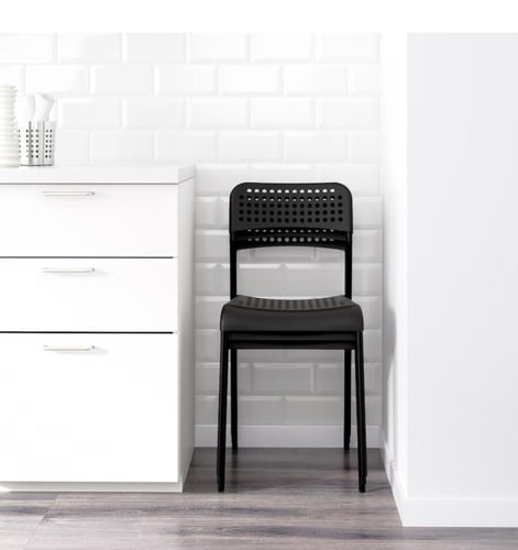 كرسي كلا سيك ستيل و مقعد بلاستيك جودة عالية