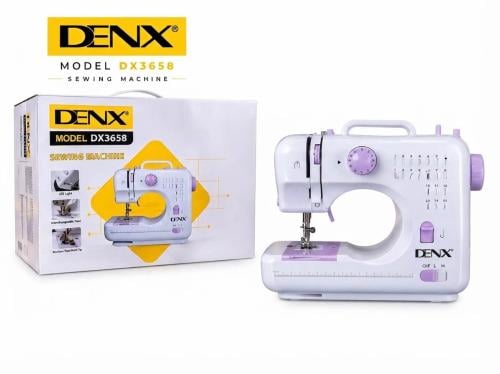 ماكينة خياطة DENIX صغيرة محمولة كهربائية، 12 غرزة،...