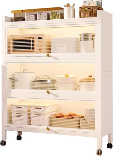 خزانة معدني مع الابواب والكفرات