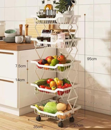 سلات تخزين الفاكهة أو غيرها من الأساسيات القابلة ل...