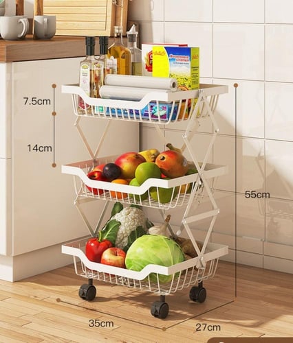 سلات تخزين الفاكهة أو غيرها من الأساسيات القابلة ل...