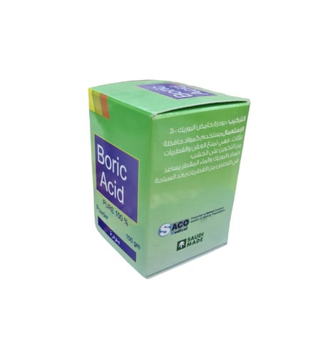 3 حبة من مسحوق حمض البوريك لصنع معجون مكافحة الصرا...