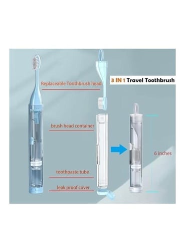مجموعة خيط تنظيف الأسنان المائي وفرشاة الأسنان