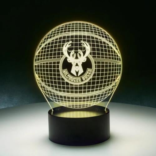 اضاءة ميلووكي باكس | Milwaukee bucks 3d light