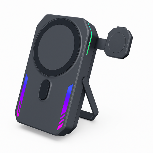 باور بانك 3×1 بسعة 10000mAh – شحن لاسلكي + شحن سري...