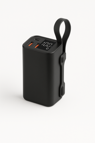 باور بانك 27000mAh للابتوب والهواتف مع كشاف LED –...