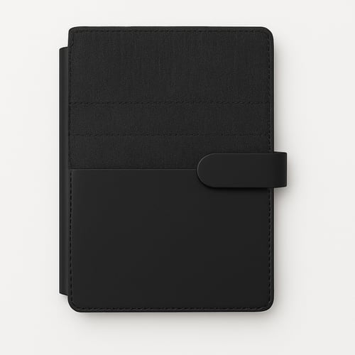 منظّم دفتر بامبي الجلدي – متوفر بالألوان: الأسود،...