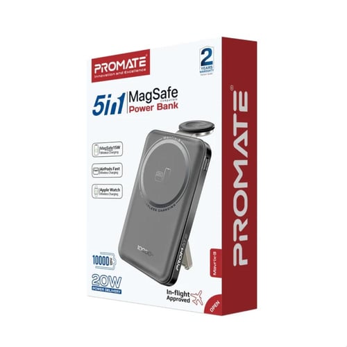 باور بانك لاسلكي متوافق مع MagSafe بتصميم فائق الص...