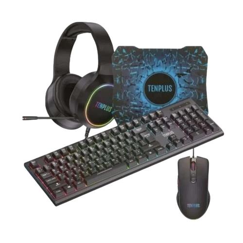 بكج قيمنق تن بلس 4 في 1 كيبورد + ماوس + سماعة + ما...