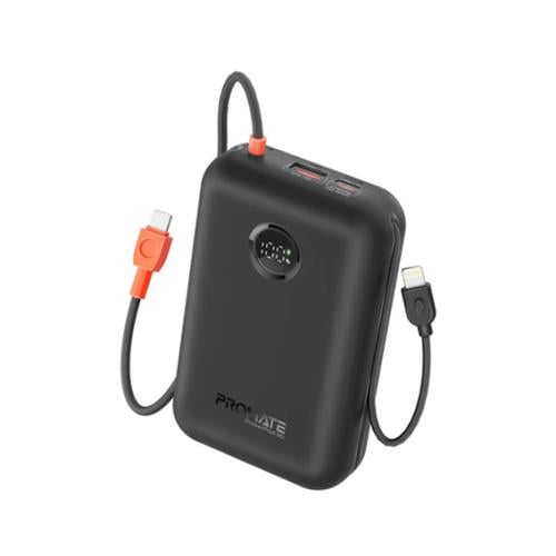 باور بانك مدمج بسعة 30000mAh مع كابل USB-C