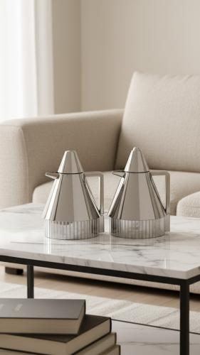 طقم ترامس شاي وقهوة بتصميم عصري وأنيق 1 لتر