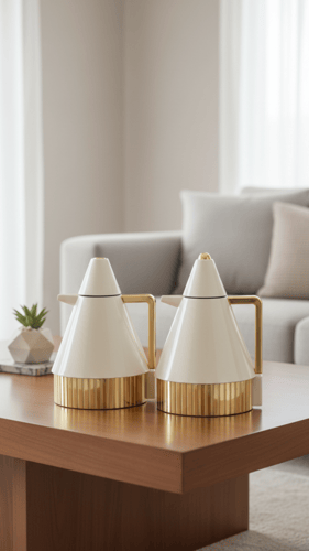 طقم ترامس شاي وقهوة بتصميم عصري وأنيق 1 لتر