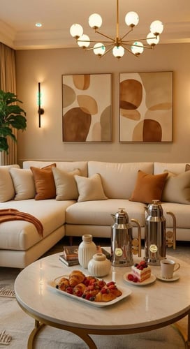 طقم ترامس شاي وقهوة .