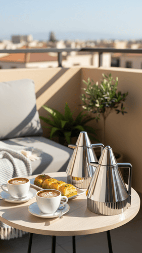 طقم ترامس شاي وقهوة بتصميم عصري وأنيق 1 لتر